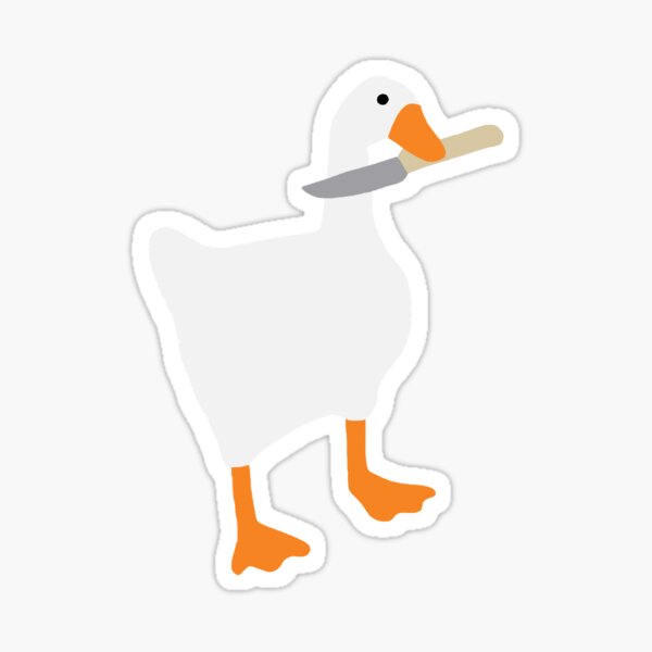 untitled goose game sticker 2 Sticker