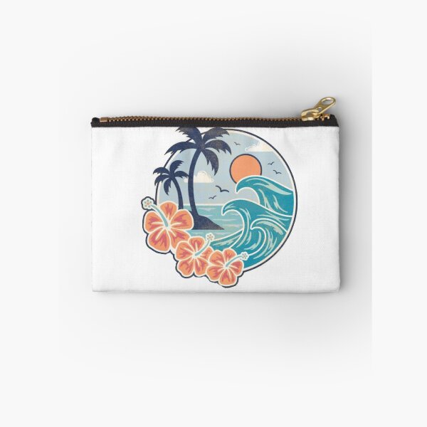 Item preview, palm tree wave ocean designed and sold by ashlynnlemos.