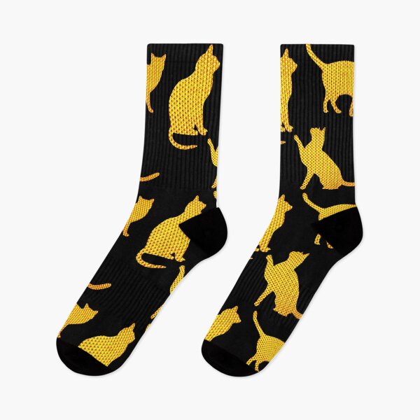 Item preview, Golden cats-Black designed and sold by Yamy Morrell Art and Design.