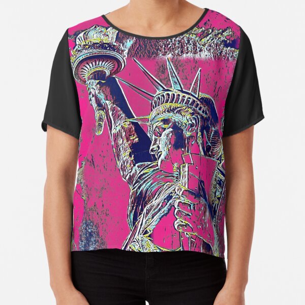 FREIHEITSSTATUE Chiffon Top