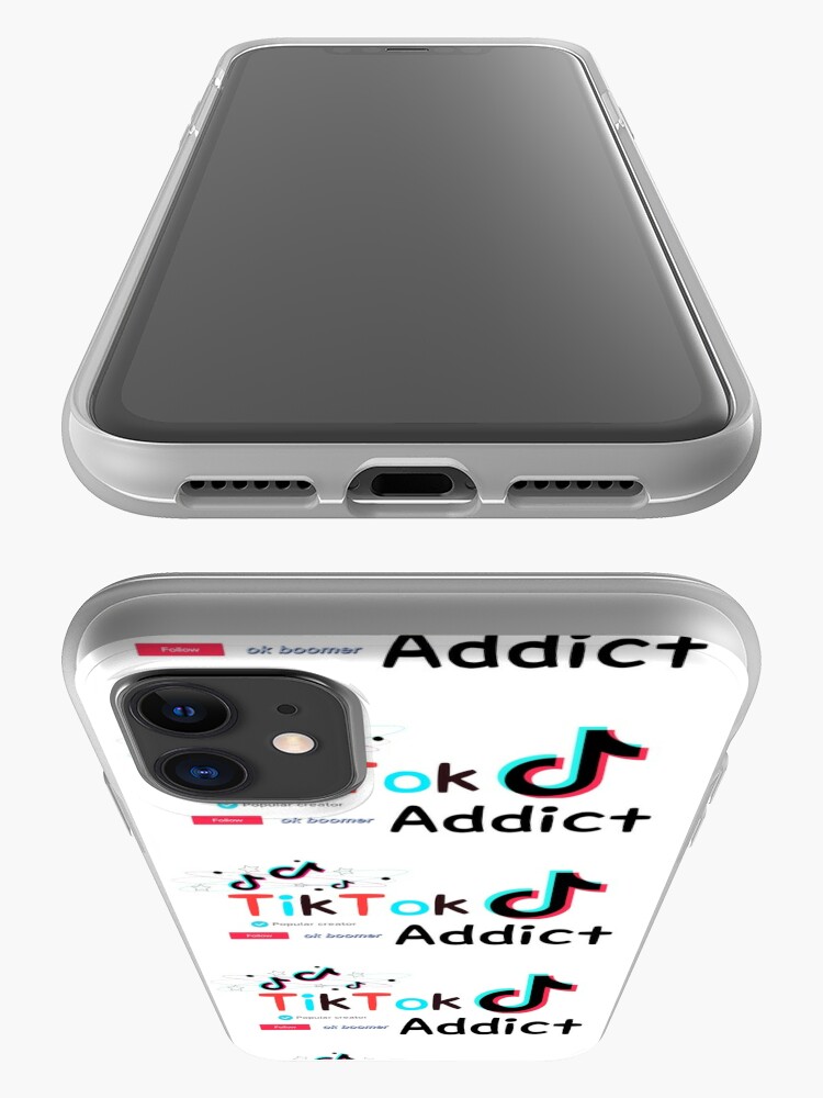 "Tik Tok addict" iPhone Case & Cover by nazia03 | Redbubble