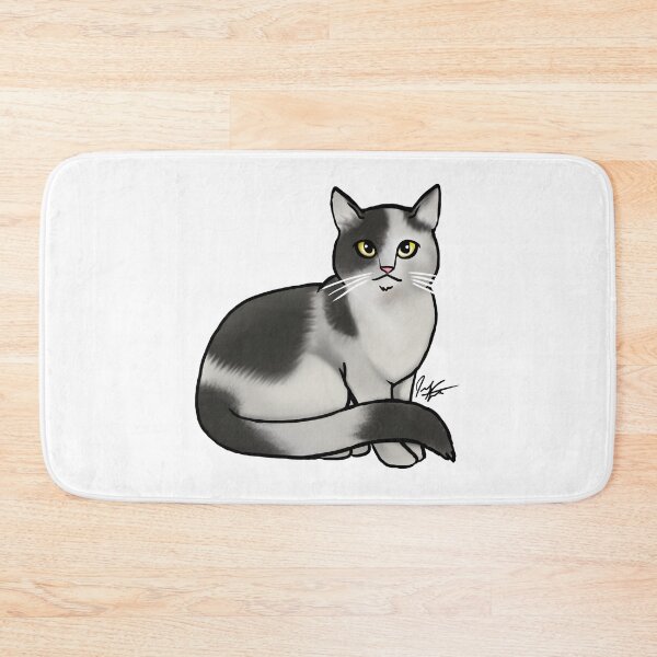 Item preview, Cat - British Shorthair Black and White Cat designed and sold by Jennifer Stolzer.