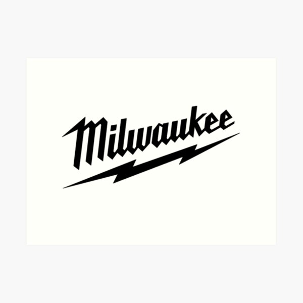 Milwaukee Heavy Duty Tools T-shirt Sticker Art Print