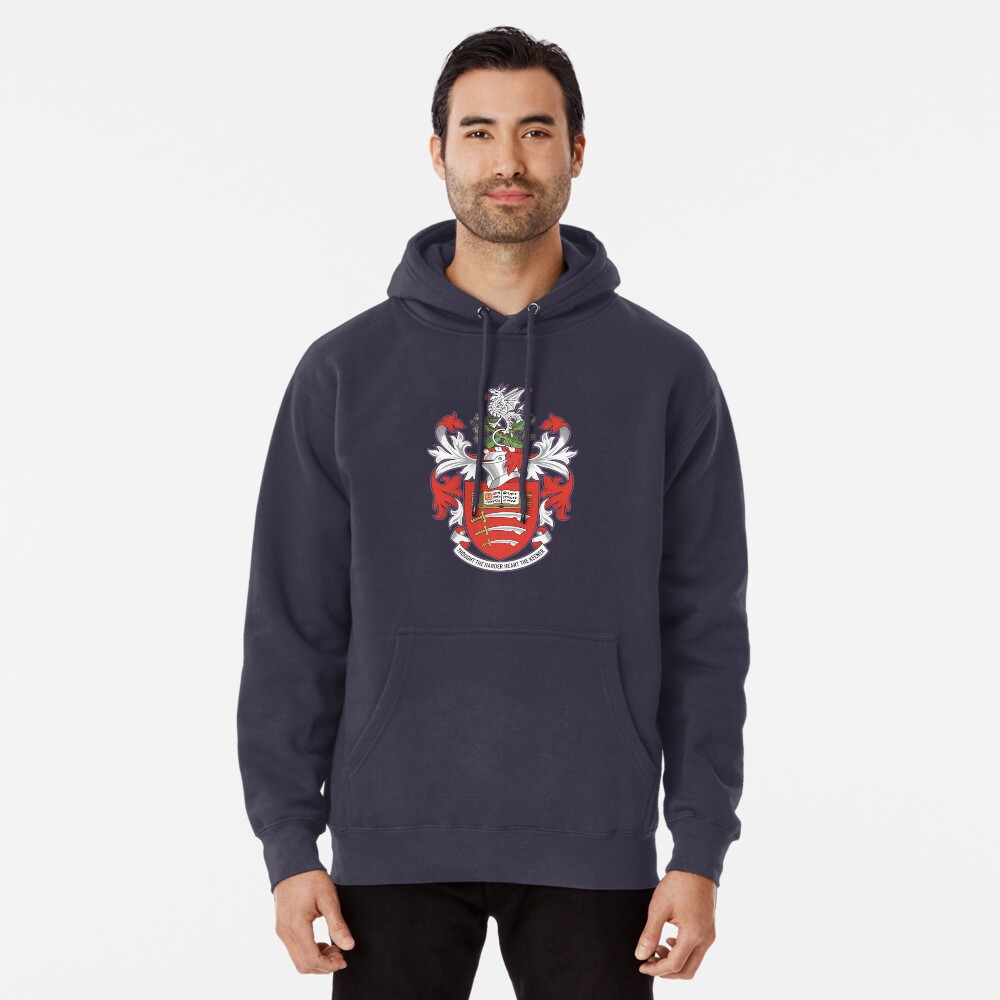 University Of Essex Coat Of Arms Pullover Hoodie By Portokalis Redbubble 4640