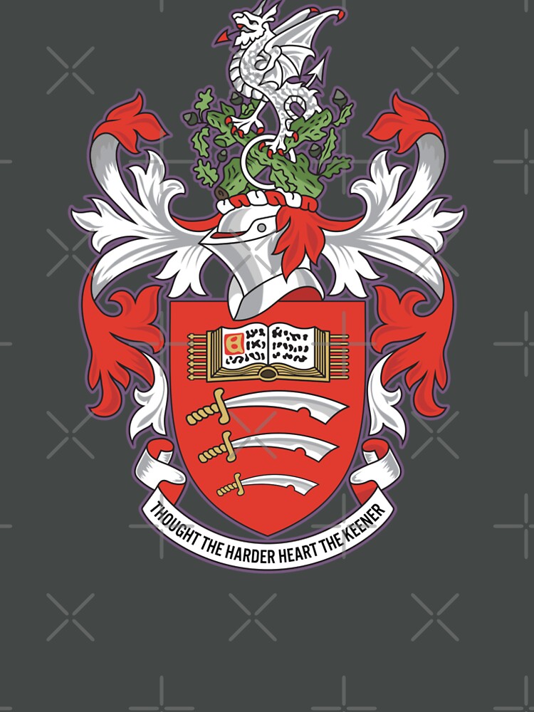 University Of Essex Coat Of Arms T Shirt By Portokalis Redbubble 3689