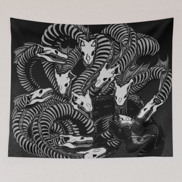 Item preview, Lonely Hydra - Grayscale designed and sold by spicyhoneyheart.
