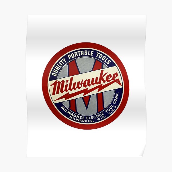 Copy of Milwaukee Heavy Duty Tools T-shirt Sticker Poster