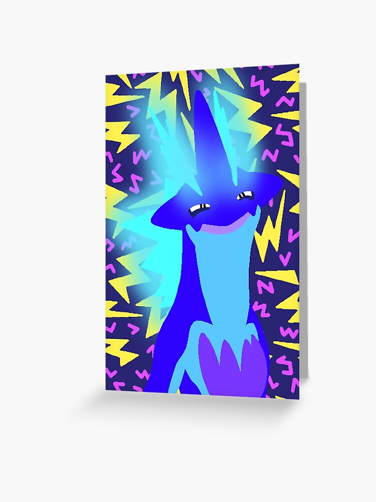 Toxtricity Low Key Greeting Card By Littleflames Redbubble