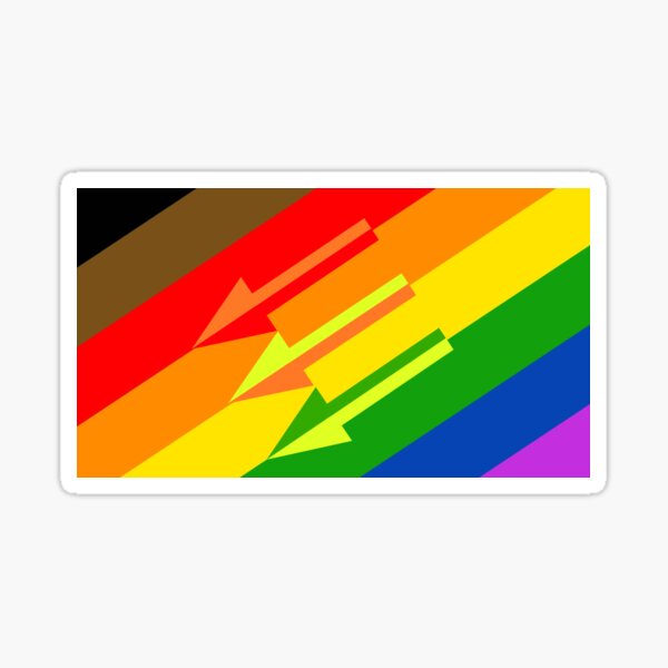 LGBT+ Iron Front Sticker