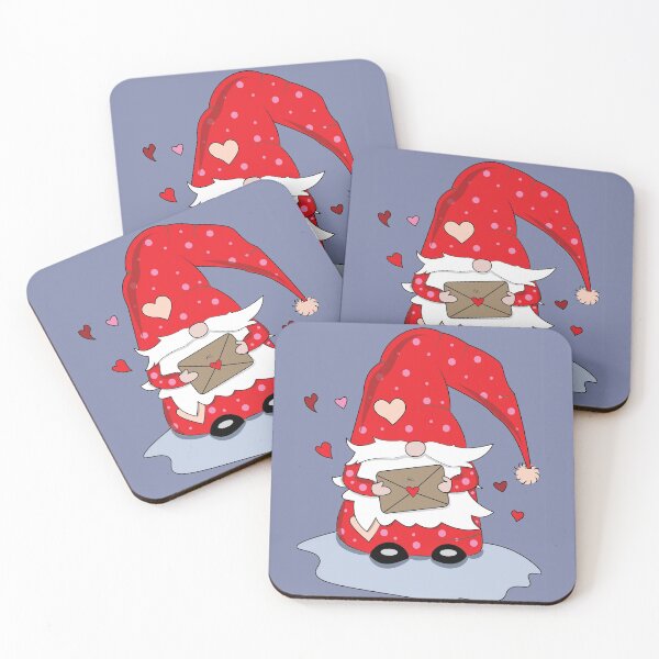 Item preview, Valentine's Day Red Gnome with Letter designed and sold by iCraftCafe.