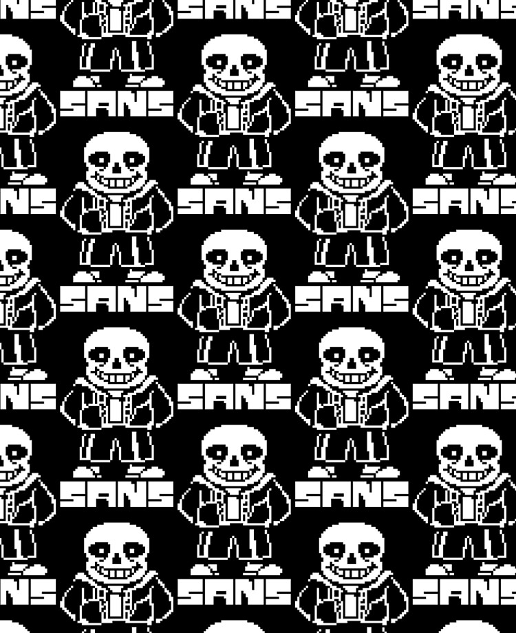 Pixel Sans Undertale Art Board Print for Sale by ItsSpitzly