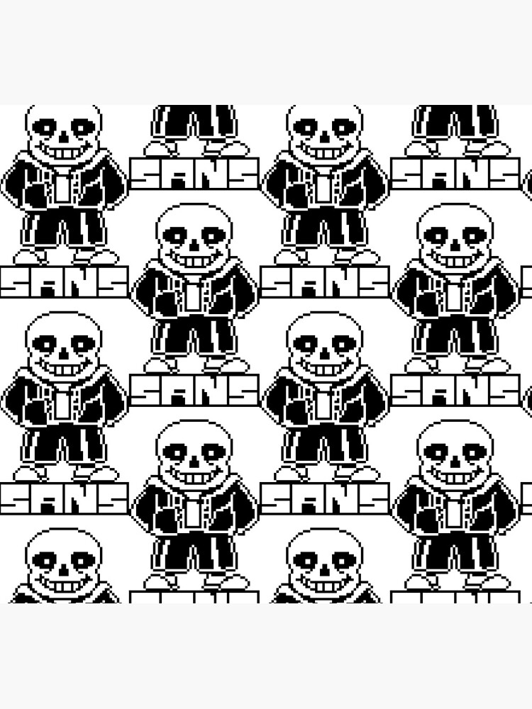 Undertale Sans Pixel Art Art Print for Sale by Pixel-Perfect