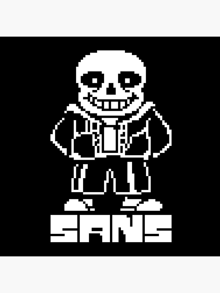 Undertale Sans Pixel Art Art Print for Sale by Pixel-Perfect