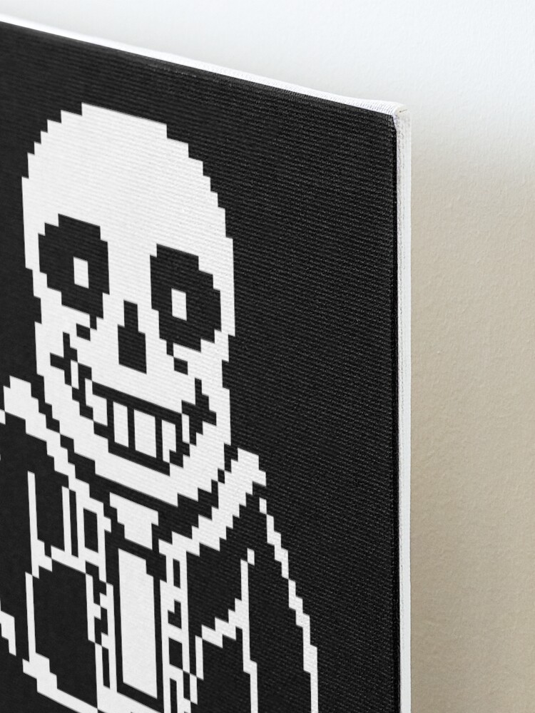 Undertale Sans Pixel Art | Art Print