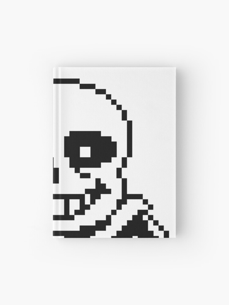 Undertale Sans Pixel Art Hardcover Journal for Sale by Pixel