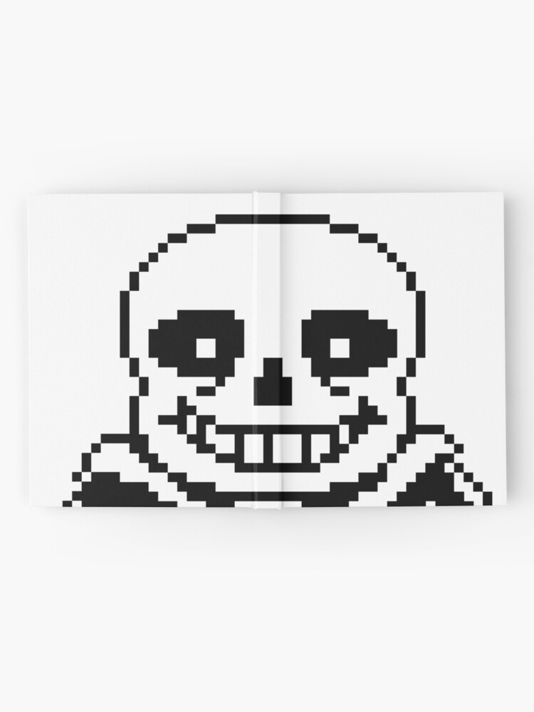 Undertale Sans Pixel Art Hardcover Journal for Sale by Pixel-Perfect