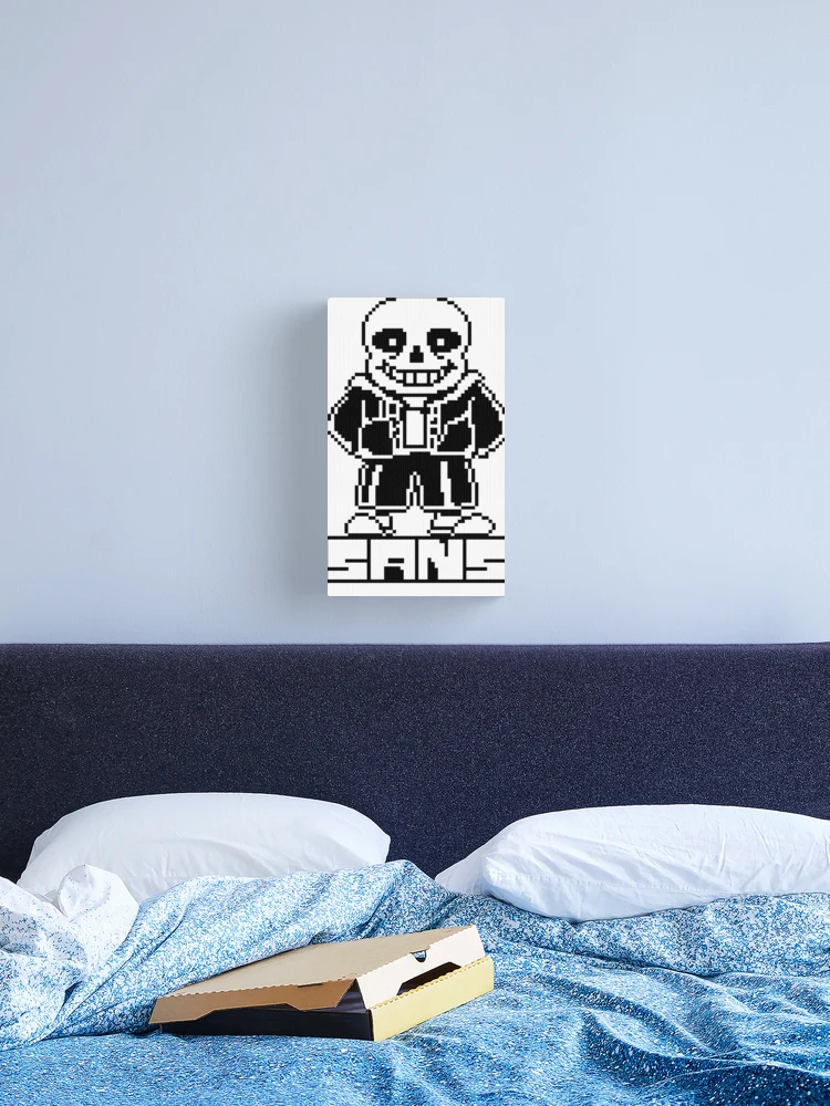 Undertale Sans Pixel Art | Art Print