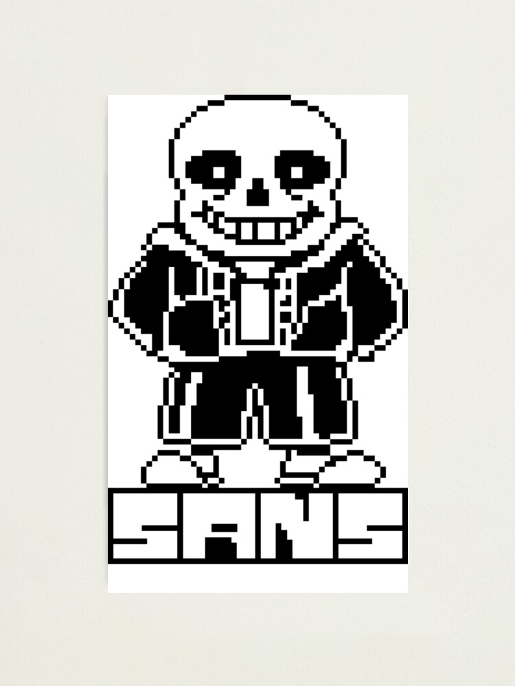 Sans from undertale contest pixel art