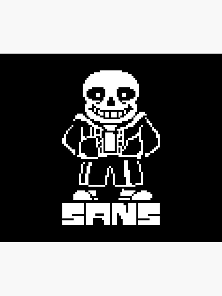 Pixel Sans Undertale Art Board Print for Sale by ItsSpitzly