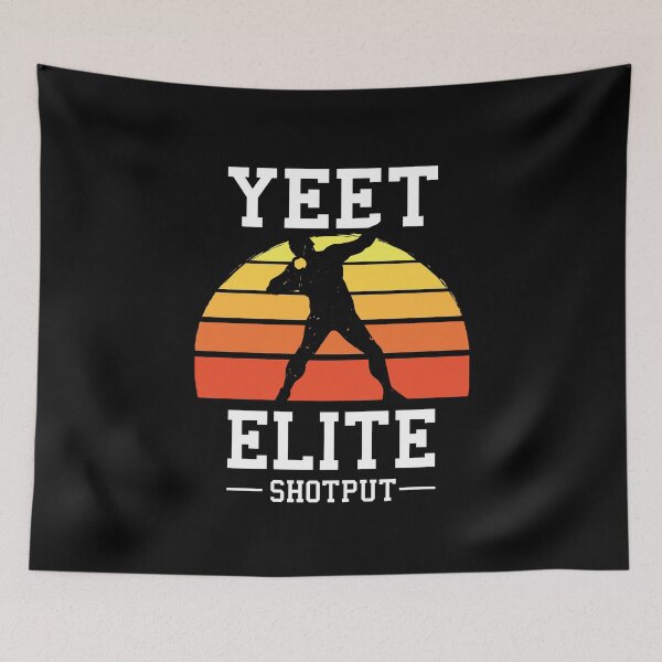 Item preview, Yeet Elite Shotput Retro by Track N Field Athlete Gifts designed and sold by oberdoofus.
