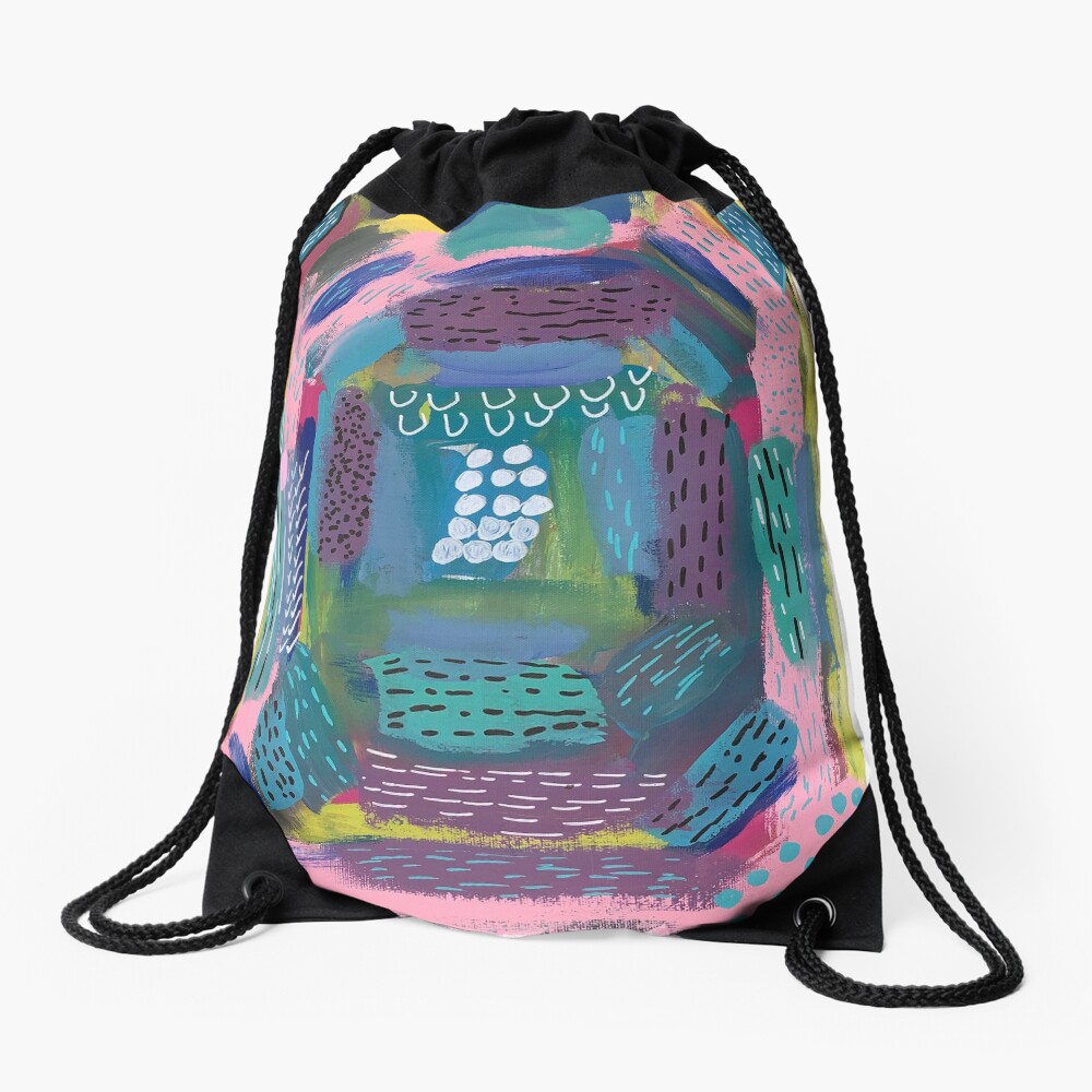 The Impression of the Electric Element Drawstring Bag