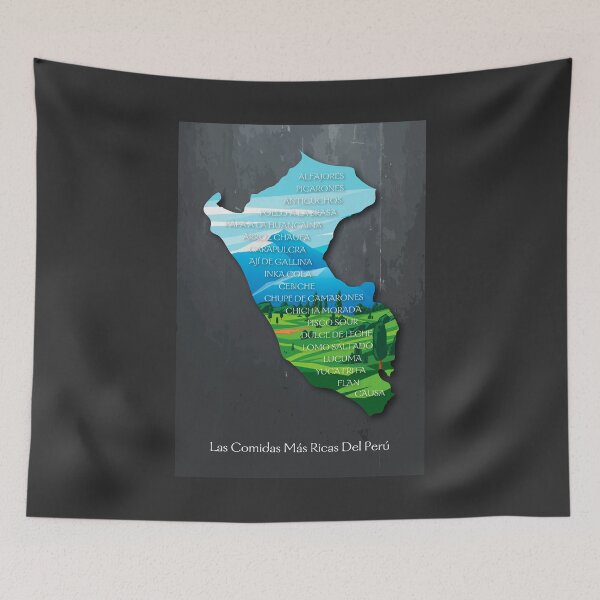 Item preview, Cartel de comida de Perú designed and sold by Gonzaga4.