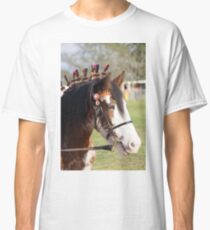 Draft horse decorated Classic T-Shirt