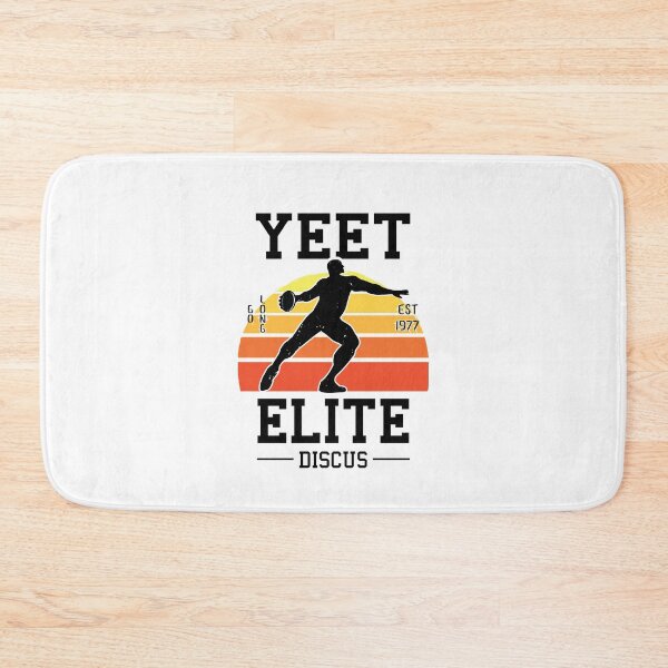Aperçu de l'œuvre Yeet Elite Discus Athlete Retro par des cadeaux d'athlète de Track N Field créée et vendue par oberdoofus.