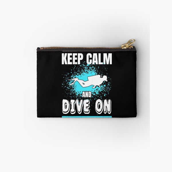 Item preview, Scuba Diving Keep Calm and Dive On Distressed Design designed and sold by LarkDesigns.