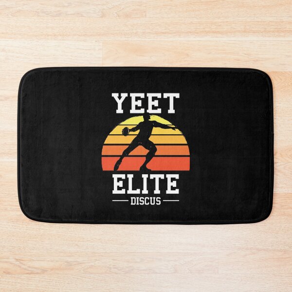 Aperçu de l'œuvre Yeet Elite Discus Athlete Retro par des cadeaux d'athlète de Track N Field créée et vendue par oberdoofus.