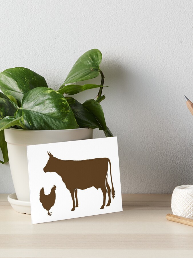 Brown Cow Print Wall Stickers Decals Country Farmhouse Decor 