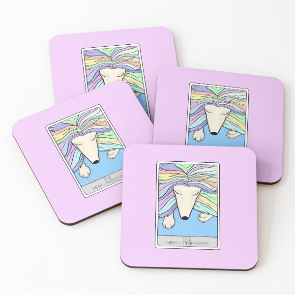 Item preview, Dog Tarot Card - The High Priestess designed and sold by MaylinBrain.