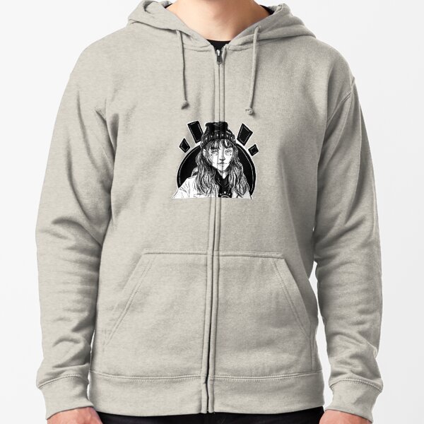 Hearts Zipped Hoodie