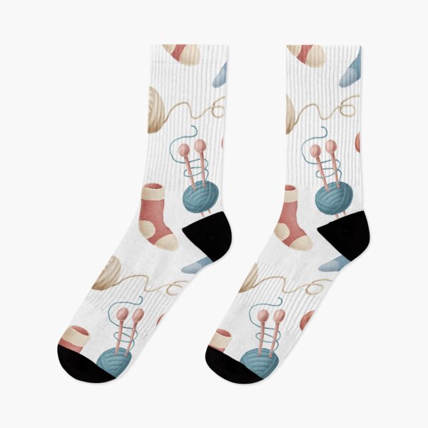 Item preview, Socks and Yarn designed and sold by Color Me F*@k!ng Happy.