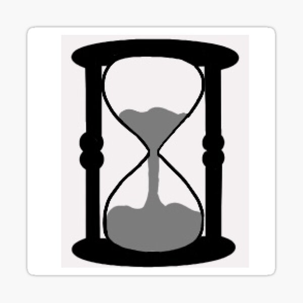 "the clock is ticking " Sticker for Sale by samxmcquiston Redbubble