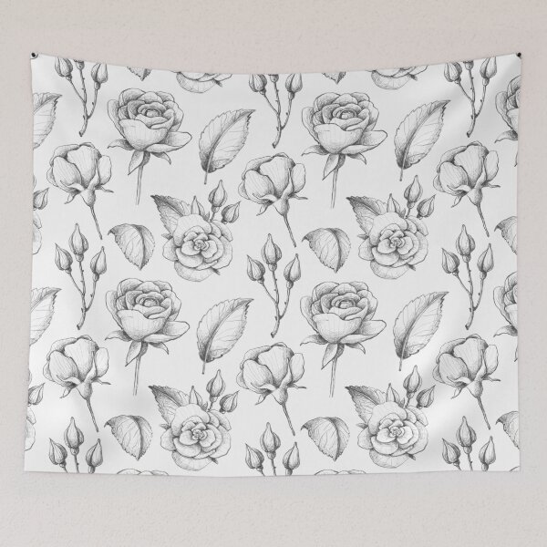 Item preview, Monochrome Roses designed and sold by Color Me F*@k!ng Happy.