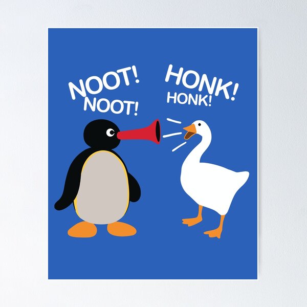 Vista previa del artículo con la obra «noot noot honk honk», diseñado y vendido por Teeter-Totter.
