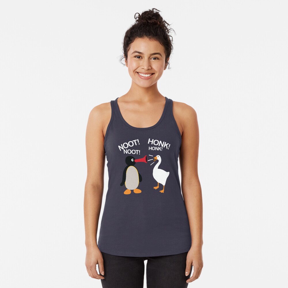 Vista previa del artículo con la obra «Camiseta con espalda nadadora», diseñado y vendido por Teeter-Totter.
