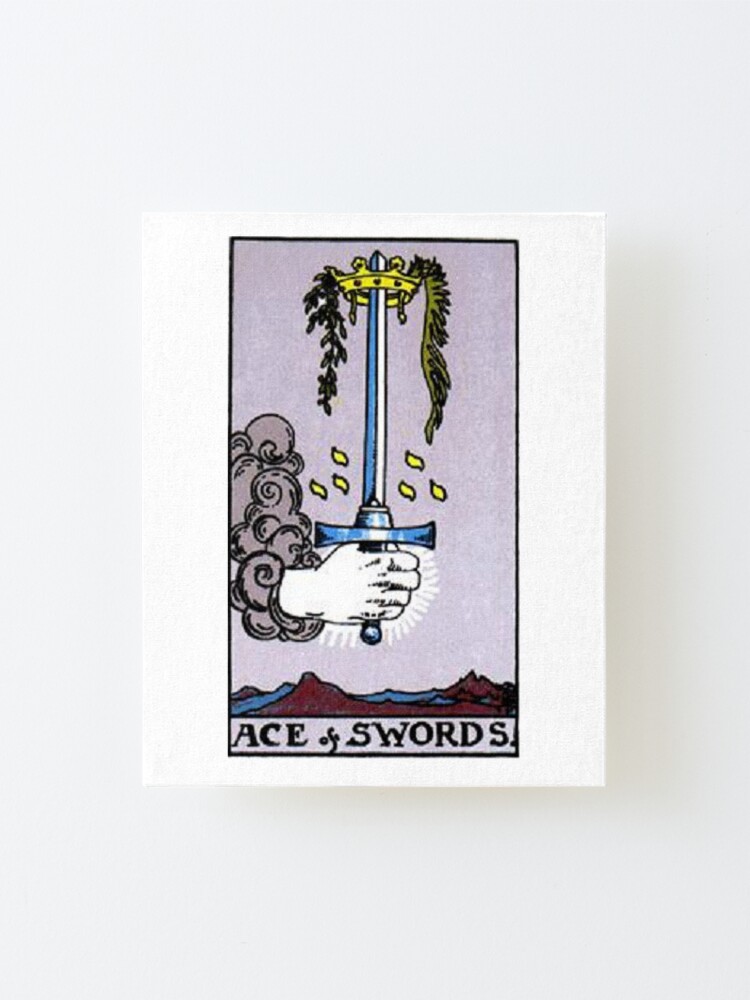 Ace of Swords Tarot Card Art Print