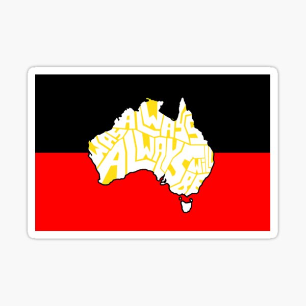 Always was always will be flag Sticker