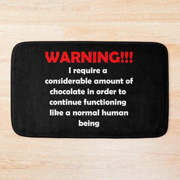 Item preview, Chocolate Warning designed and sold by BiscuitSnack.