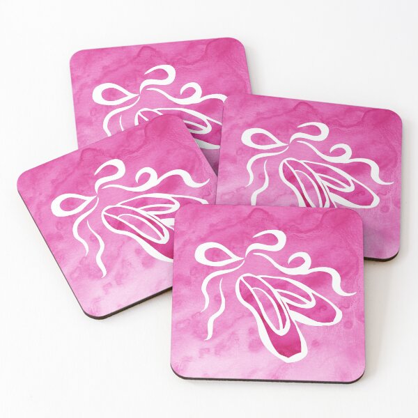 Item preview, Graceful White Ballet Shoes Pink Dancing Slippers Watercolor  designed and sold by Irina Sztukowski.