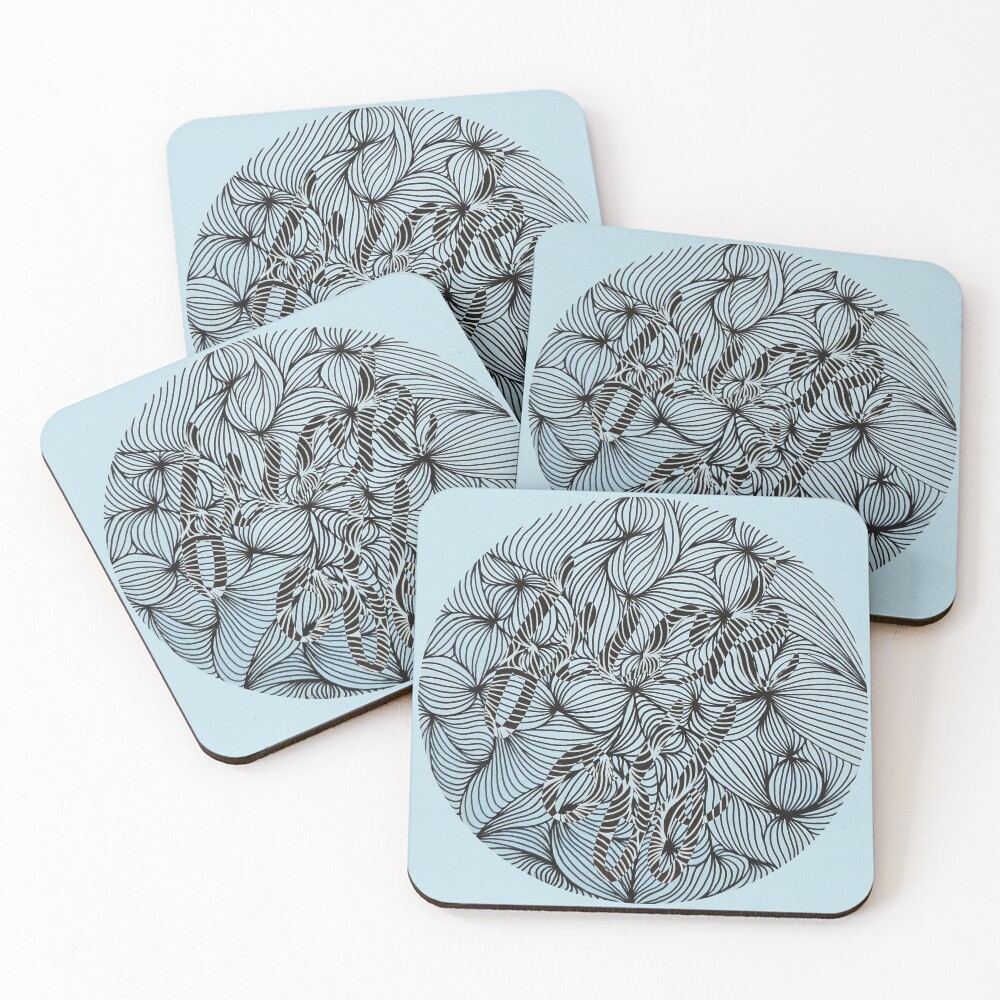 Item preview, Coasters (Set of 4) designed and sold by LeftOfMeridian.