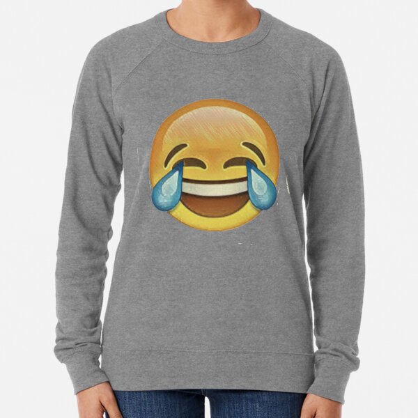 Laugh Cry Emoji Sweatshirts Hoodies Redbubble - sad roblox crying emoji