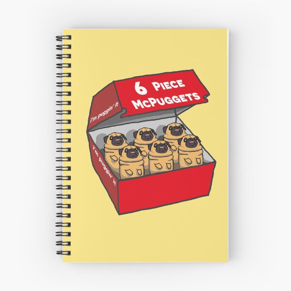 Item preview, 6 Piece McPuggets: "i'm puggin' it" designed and sold by pugventurephoto.