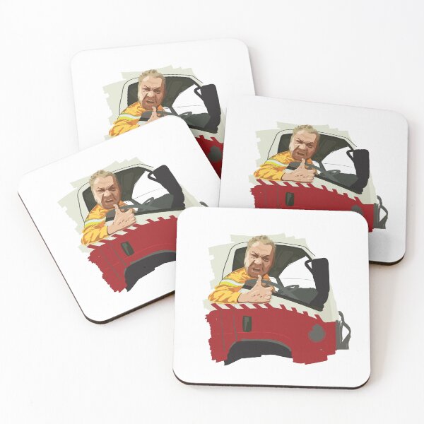 Paul Parker - "Tell the PM to go and get F##KED" - RFS Charity Appeal Coasters (Set of 4)