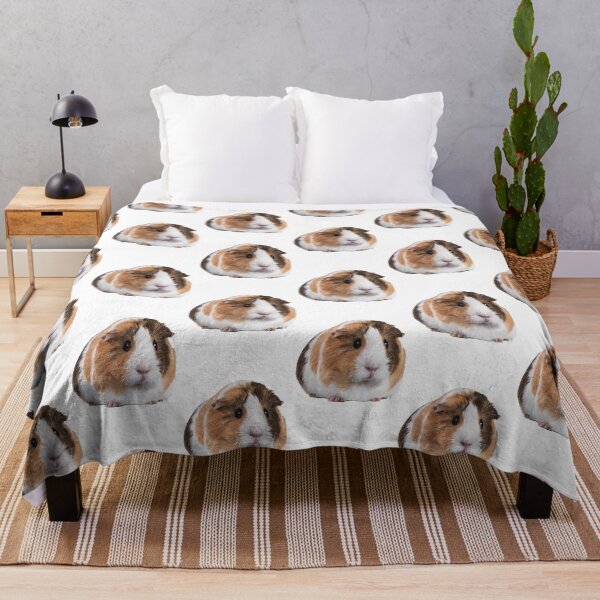 Cute Guinea Pig Throw Blanket