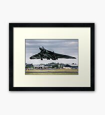 Vulcan Bomber Take Off Framed Print
