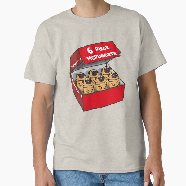 Item preview, 6 Piece McPuggets: "i'm puggin' it" designed and sold by pugventurephoto.