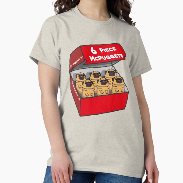 Item preview, 6 Piece McPuggets: "i'm puggin' it" designed and sold by pugventurephoto.